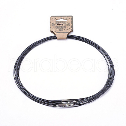 Waxed Cotton Cord Necklace Making MAK-G003-03A-01-1