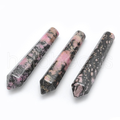 Natural Rhodonite Pointed Beads G-E490-E18-1