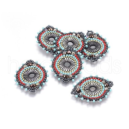 MIYUKI & TOHO Handmade Japanese Seed Beads Links SEED-A029-DA36-1