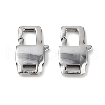 304 Stainless Steel Lobster Claw Clasps STAS-B089-01D-P-1