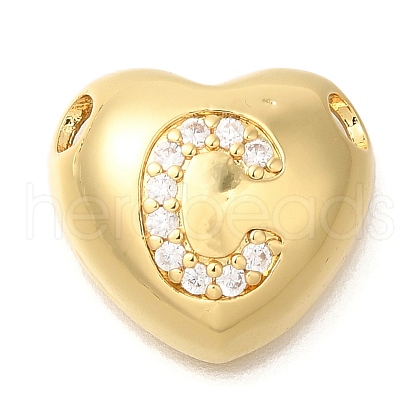 Rack Plating Brass Micro Pave Cubic Zirconia Pendants KK-I722-04G-C-1