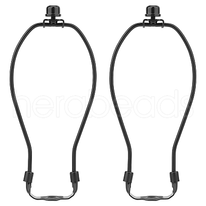 Alloy Lamp Shade Harp Holder FIND-WH0110-374-1
