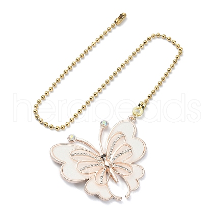 Butterfly Alloy Rhinestone Ceiling Fan Pull Chain Extenders FIND-JF00115-03-1