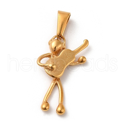 PVD Vacuum Plating 304 Stainless Steel Pendants STAS-M322-24G-1