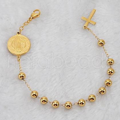 304 Stainless Steel Charm Bracelets FS-WG3B4AD-05-1