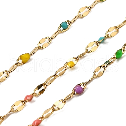 304 Stainless Steel Dapped Chains CHS-H036-01G-02-1