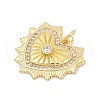 Brass Micro Pave Cubic Zirconia Pendants KK-U058-58A-G-2