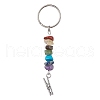 Tibetan Style Zinc Alloy Keychains KEYC-JKC00728-03-1