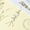 Glass & Alloy & Acrylic Mobile Straps HJEW-FS00002-7
