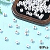 Acrylic Horizontal Hole Letter Beads OACR-YW0002-08Y-1