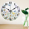 MDF Printed Wall Clock HJEW-WH0059-006-5