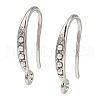 Brass Earring Hooks KK-B137-15P-01-1