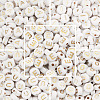 500Pcs 5 Style Plating Acrylic Beads PACR-BY0001-01-11