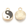 Feng Shui Alloy Enamel Pendants X-ENAM-S115-035A-2