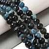 Natural Agate(Dyed & Heated) Beads Strands G-H066-B07-03-1