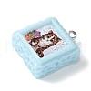 Opaque Resin Pendants X-RESI-Z033-02P-A-2