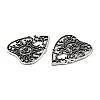 Tibetan Style Alloy Pendants FIND-C037-01A-AS-2