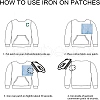Gorgecraft Computerized Embroidery Cloth Iron On Patches DIY-GF0002-14E-5