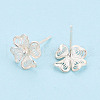 925 Sterling Silver Stud Earrings STER-N017-09S-3