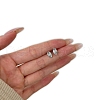 925 Sterling Silver Micro Pave Clear Cubic Zirconia Stud Earrings EJEW-K301-01MP-2