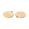 Ion Plating(IP) 304 Stainless Steel Pendants STAS-E153-08G-3