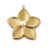 304 Stainless Steel Pendants STAS-V006-01G-02-1