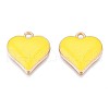 Alloy Enamel Pendants ENAM-N054-73F-2