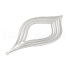 Non-Tarnish 304 Stainless Steel Filigree Big Pendants STAS-K257-02P-3