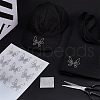 Fingerinspire Glitter Hotfix Rhinestone(Hot Melt Adhesive On The Back) DIY-FG0001-47-5