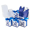 Hollow Stroller BB Car Carriage Candy Box wedding party gifts with Ribbons CON-BC0004-97E-2