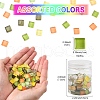 8 Colors 20Pcs Transparent Glass Cabochon GLAA-YW0003-66A-3