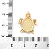 Brass Micro Pave Cubic Zirconia Beads KK-F894-08G-3