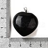 Natural Obsidian Pendants G-C188-03C-3