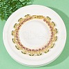 Brass Micro Pave Cubic Zirconia Link Bracelets for Women BJEW-Z126-05G-02-3