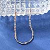 Faceted Round Natural Sunstone Beaded Necklaces NJEW-A045-05P-4