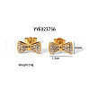 Elegant Stainless Steel Bowknot Stud Earrings HU4691-4