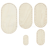 ANATTASOUL 5Pcs 5 Styles Wood Sheets WOOD-AN0001-01B-1
