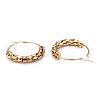 304 Stainless Steel Mesh Hoop Earrings EJEW-O096-07G-2