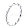 Non-Tarnish 201 Stainless Steel Rice Wrap Finger Ring for Men Women RJEW-N038-132P-1