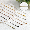 SOFPLATE 28Pcs 7 Colors Iron Ball Chain Necklace Making MAK-SP0001-07-6