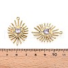 304 Stainless Steel Micro Pave Cubic Zirconia Pendants STAS-N109-167G-3