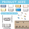 CREATCABIN 320Pcs 8 Colors Glass Seed Beads SEED-CN0001-34-2