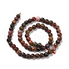 Natural Polychrome Jasper/Picasso Stone/Picasso Jasper Beads Strands G-E571-25A-3