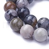 Natural Polychrome Jasper/Picasso Stone/Picasso Jasper Beads Strands G-P424-C-10mm-3