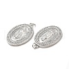 Brass Micro Pave Cubic Zirconia Pendants KK-E068-VB271-1-3