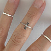 Dragonfly Brass Cuff Toe Rings for Women FS-WG18ABF-01-3