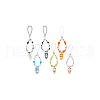 Glass & Resin Mobile Straps HJEW-BC00030-7