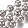 Non-Tarnish 304 Stainless Steel Ball Chains CHS-E021-13A-P-2