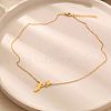 Stainless Steel Mother Child Silhouette Mama Pendant Necklaces for Women UN3655-1-4