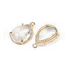 Natural Quartz Crystal Faceted Pendants G-K347-05G-04-2
